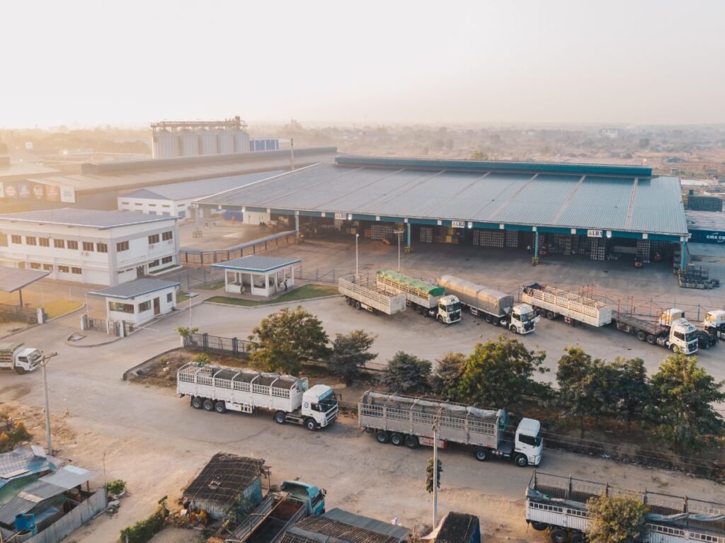 Aerial view of P1 facility